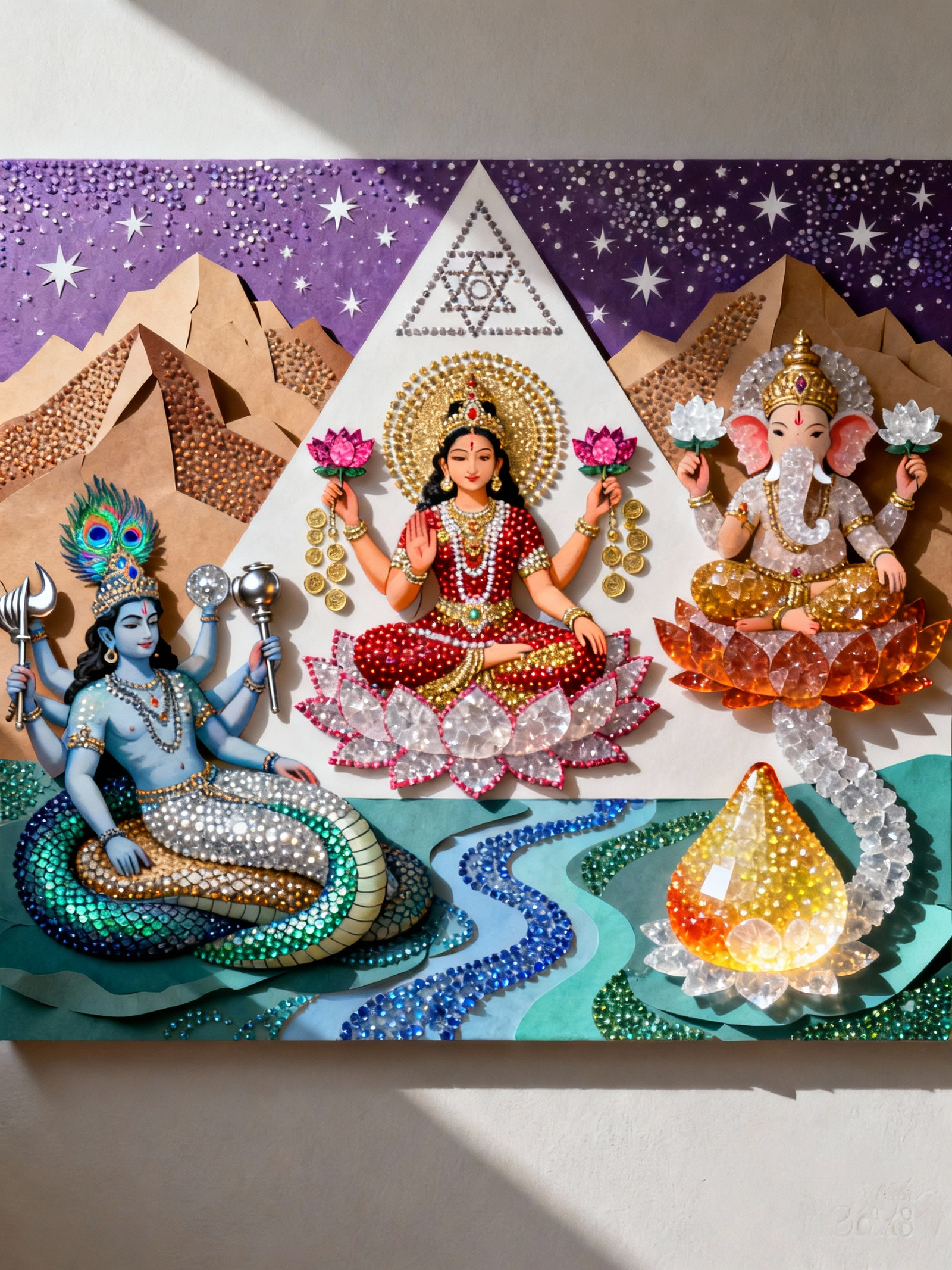 DiPAWALI MAA LAXMI  NARAYAN GANESHA